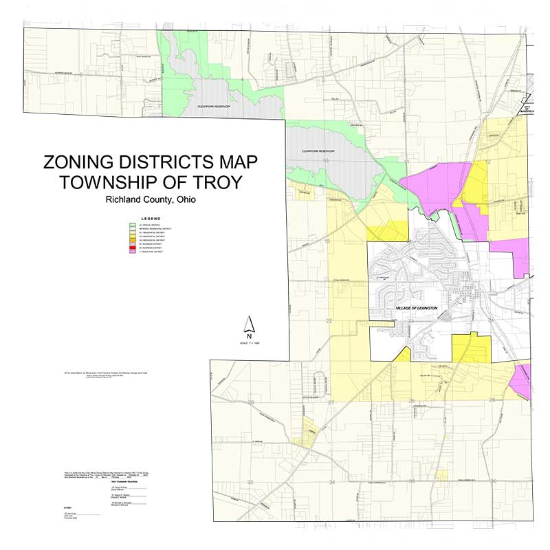 howell township zoning map